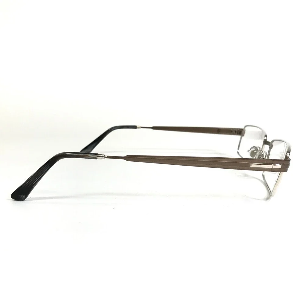 Augar Eyeglasses Frames 208 COL 110 Grey Silver 22KT GP Gold Plated 54-18-140